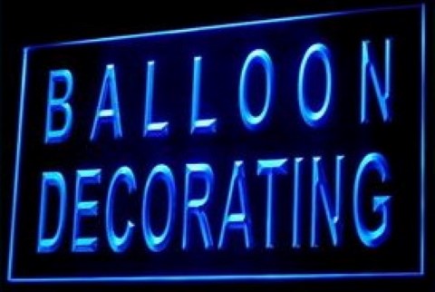 Balloon Party Hall Decoration LED Neon Sign